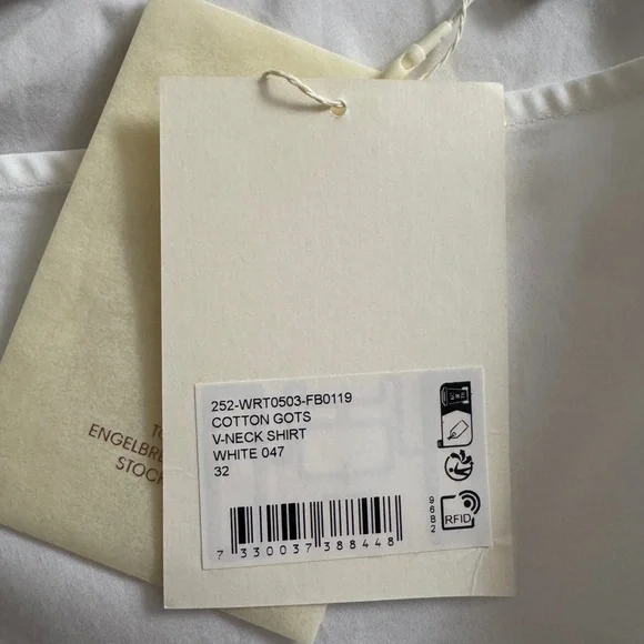 Toteme V neck Cotton Shirt